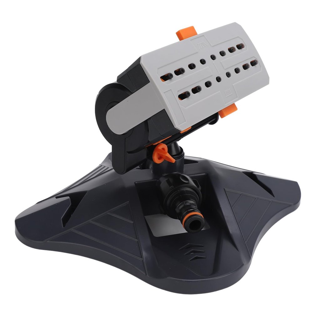 Nutriess Oscillating Lawn Sprinkler, 16-Hole, 4 Adjustable Spray Modes