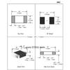 Luftschloss 100-Piece 1% 0805 SMD Chip Resistor, 976Ω view 2