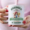 Mugffins Mug/Cup with Saying for INVESTORIN Woman - Spanish - Best in the Universe Trophy - 11 oz / 330 ml - Original and Funny Employee Gift view 3