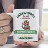 Mugffins Mug with Saying for a Female Criminologist - German - Best in the Universe, Trophy - 11 oz / 330 ml - Original Funny Employee Gift view 3