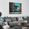 B-Boy Street Dance Poster, Hip-Hop Dancer Canvas Art Print, 60 x 60 cm view 3