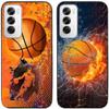 Protective Case for OPPO Reno 12 5G | Basketball Print | TPU Gel Silicone | 2-Pack view 1