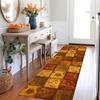 ZUZEKU Boho Golden Yellow Runner Rug, Washable Non-Slip, 100 x 500 cm view 2