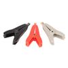 3-Piece Gold-Plated Copper Alligator Clips P2005, 10 A Kelvin Test Clips view 2