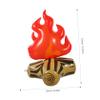 SKISUNO Inflatable Campfire Model, 2-Piece PVC Set for Parties view 2