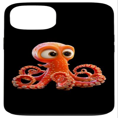 Little Octopus Squid Sea Love Case for iPhone 13