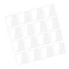 UTHCLO Card and Label Organizer, 20-Piece Self-Adhesive Plastic Business Card Pockets view 1