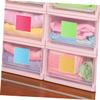 UTHCLO Card and Label Organizer, 20-Piece Self-Adhesive Plastic Business Card Pockets view 3