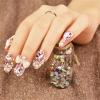 DUNSBY Hotfix Rhinestones SS3–SS34, Glass Flat-Back Gems for Nail Art, Peridot Light, Mixed Sizes, 14,400 Pieces view 4
