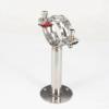 BKGWCSOR 1-Piece 76 mm Pipe Clamp with 45 mm Pole, Base Plate, 304 Stainless Steel view 3