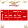 Gungtj 7-Piece Santa Suit Christmas Costume for Men view 2