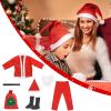 Gungtj 7-Piece Santa Suit Christmas Costume for Men view 4