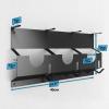 Ceprznvey Wall-Mount Angle Grinder Bracket and Tool Organizer view 2