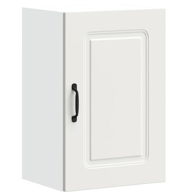 vidaXL Kalmar Kitchen Wall Cabinet, White, Engineered Wood