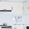 vidaXL Kalmar Kitchen Wall Cabinet, White, Engineered Wood view 2