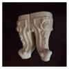 CHENYUOZ Wooden Furniture Legs, Cabinet Feet, Solid Wood Carved Replacement Feet (6 in/15 cm) view 3