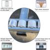 LwsCUiH Conveyor Rail for Goods Transport, Portable Non-Powered Unloading Roller, ABS Plastic Roller (6-Slide, 100 cm Long) view 3