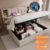 Arhatreya Upholstered Bed 160 x 200 cm with Wireless Charging and USB-C view 3