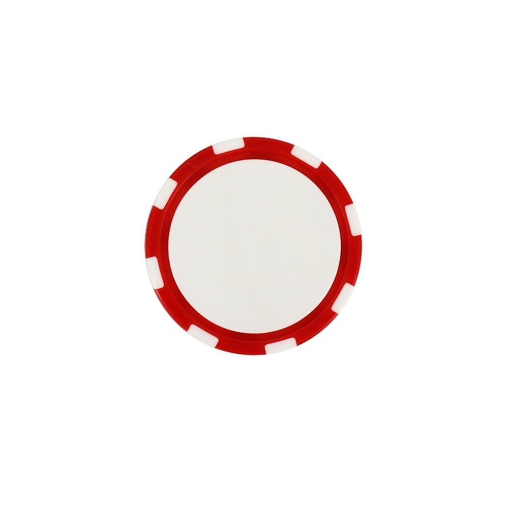 ZWCSHUU Golf Ball Marker with Hat Clip, Wear-Resistant, 3 Colors, 1 Pc Red