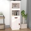 Furniture Select Highboard, White, 34 x 40 x 108.5 cm, Solid Pine view 1