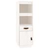 Furniture Select Highboard, White, 34 x 40 x 108.5 cm, Solid Pine view 2