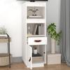 Furniture Select Highboard, White, 34 x 40 x 108.5 cm, Solid Pine view 3