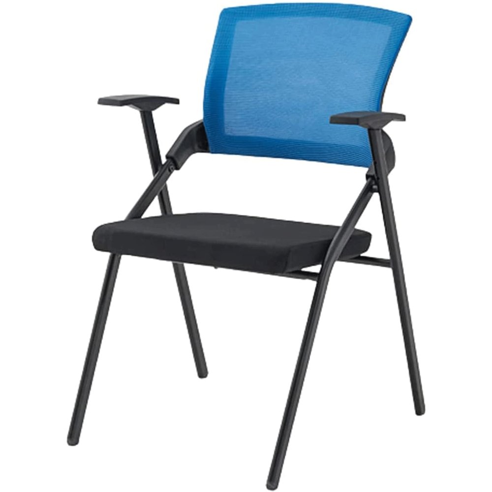Folding Chair with Extra-Wide Ergonomic Curved Backrest