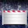 Mobile Aluminum Flood Barrier for Doors and Garages, HXQSL (230 x 60 cm) view 1