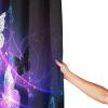 AABSTBFM Butterfly Shower Curtain, 183 x 183 cm, White/Purple view 4