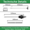 Heavy-Duty Thermax M16 Fastening, 12–17 cm ETICS (6 Fastening Points) view 4