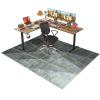 Office Chair Floor Protection Mat 100 x 140 cm, Non-Slip Mat for Hardwood, Laminate and Carpet view 1