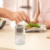 Spice Jars - Glass Seasoning Jars with Press-Button Portion Control view 2