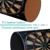 VAPOKF Old Dart Board PU Leather Pen Holder for Desk view 4