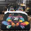 3D Cartoon Astronaut Duvet Cover Set, 135 x 200 cm view 3
