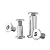 M3 M4 M5 M6 M8 M10 304 Stainless Steel Flat Hex Socket Furniture Rivet Connector Sleeve Nut Set (M4×8×5, 10 Pieces) view 1