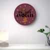 Fabulous Glass Wall Clock, Future Lawyers – Justice, 20 cm, Red view 3