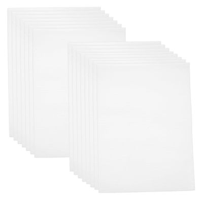 Tofficu 100-Pack Large White Thickened Foam Bags for Glassware and Fragile Items