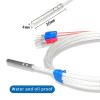 S2IZ5O Stainless Steel PT100 Temperature Sensor Thermocouple with 0.5/1/2/3/4/5 m Cable, High-Temperature Waterproof (PT100 Type, 2 m) view 4