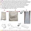 Outdoor Garden Bench Seat Cushion, 70 x 55 cm (28 x 22 in) view 2