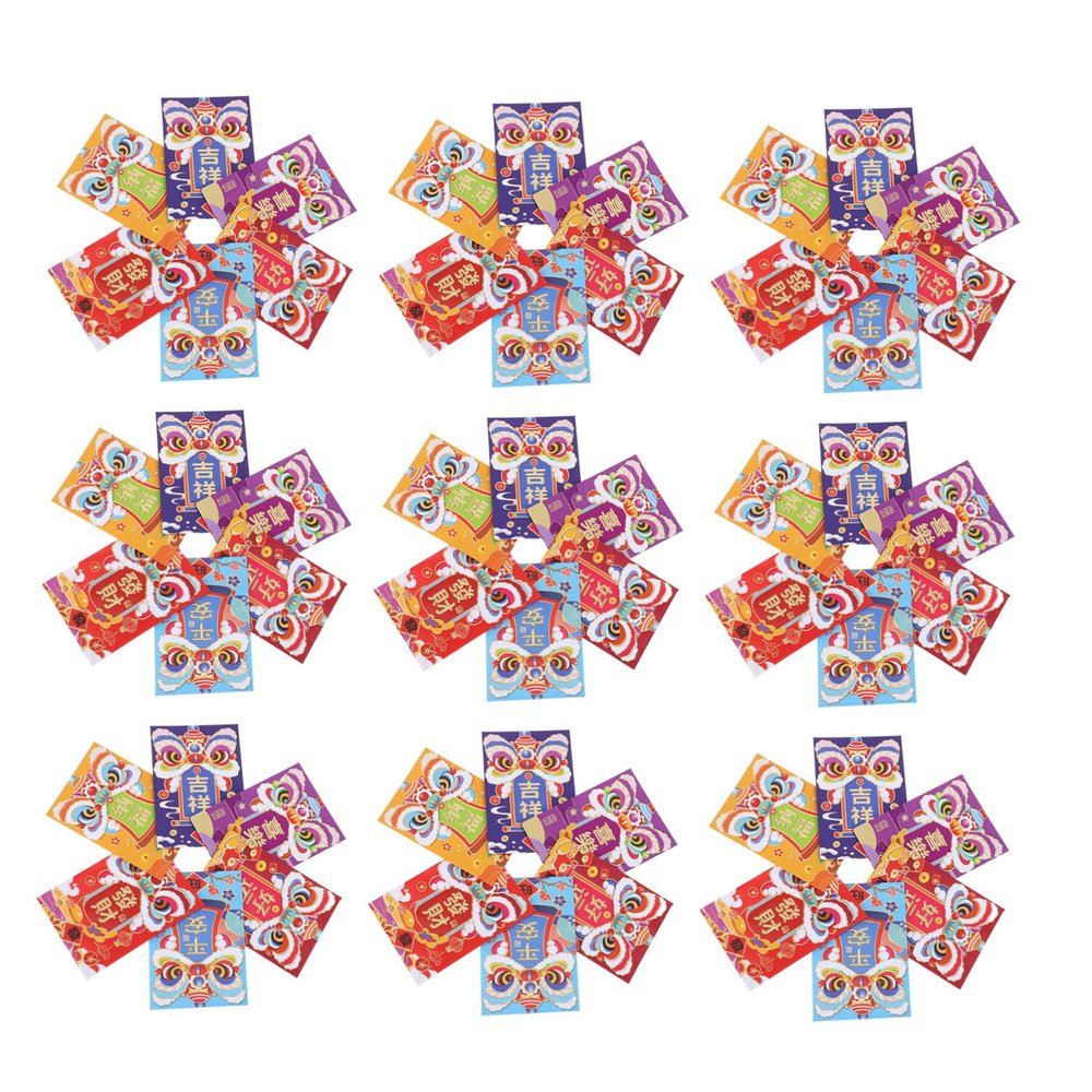 Lurrose 60 Red Chinese New Year Lucky Money Envelopes