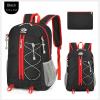 OUXUNDAI Men's Lightweight Multifunctional Foldable Backpack, Green view 4