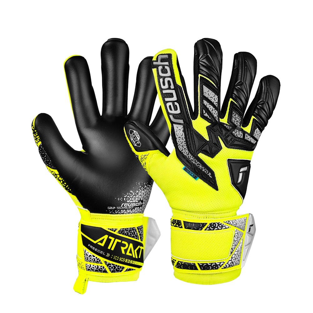 Reusch Adult Goalkeeper Gloves | Strong Grip, Flexible & Breathable