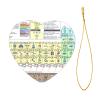 CRJSYCBYB Periodic Table of Elements Printed Acrylic Christmas Ornament view 2