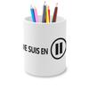 Fabulous Ceramic Pencil Holder, “Je Suis en Pause” Pause Humor, 325 ml view 1