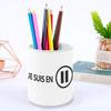 Fabulous Ceramic Pencil Holder, “Je Suis en Pause” Pause Humor, 325 ml view 3