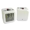 Fabulous Banksy Donuts Cube Alarm Clock, Illuminated White, Escort Police Capitalism, 7.8 x 7.8 x 7.8 cm, Multicolor LED view 2
