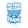 No Pain No Gain Vinyl Wall Decal, GYM and Home Gym Slogans, 116 x 74 cm view 1