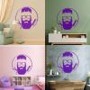Men’s Barber Shop Beard & Haircut Vinyl Wall Decal, 28 × 28 cm view 3