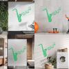 Saxophone Wall Decal with Music Notes, 66 x 75 cm view 4
