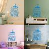 “Save Water Wine” Quote Wall Decal, Black, 84 x 57 cm view 3